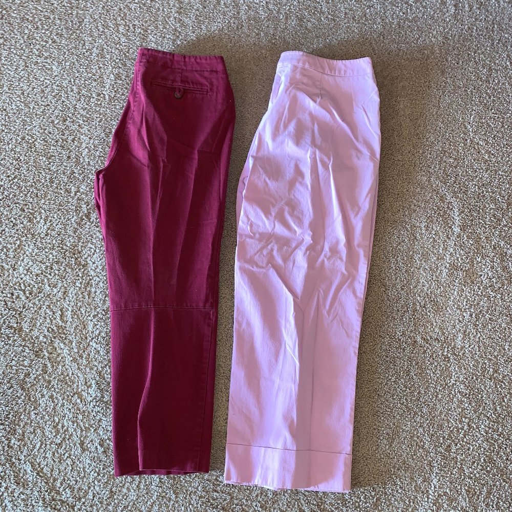 2 Pair New York & Company Capris